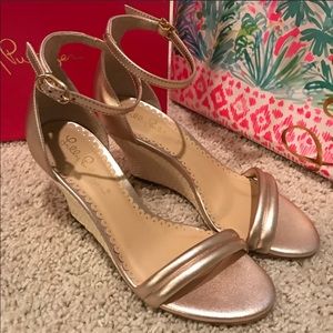 Lily Pulitzer wedges sz 6m